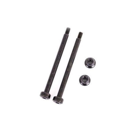 Suspension pins, outer, front, 3.5x48 .2mm (hardened steel) (2)/ M3x0.5mm N L, flanged (2)