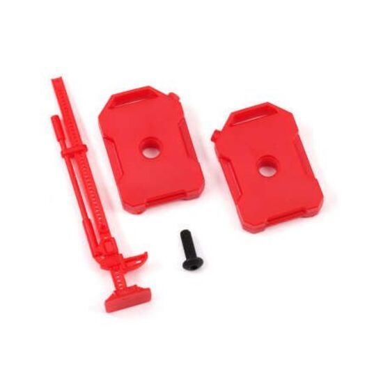 Fuel canisters (left & right)/ jack ( red) (fits #9712 body)