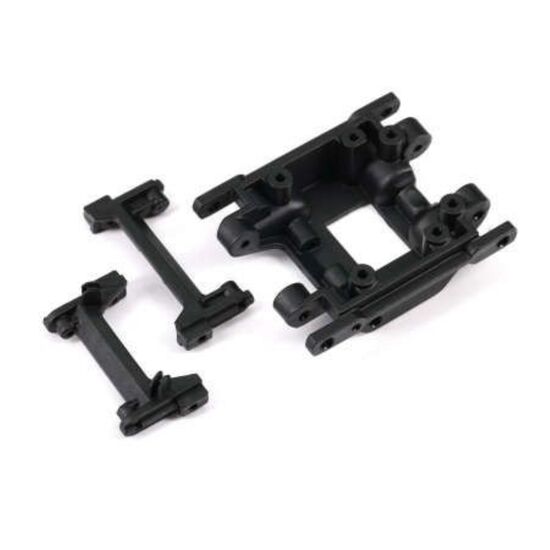 Skidplate, center/ bumper mount, fron t/ bumper mount, rear