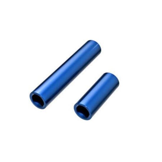 Driveshafts, center, female, 6061-T6 aluminum (blue-anodized) (front & rea r) (for use with #9751 metal center d