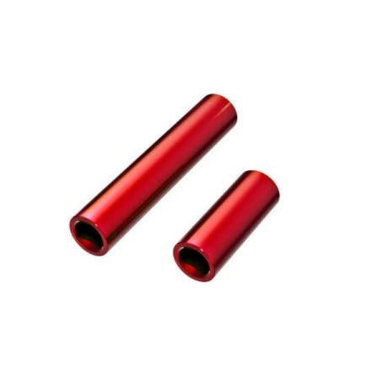 Driveshafts, center, female, 6061-T6 aluminum (red-anodized) (front & rear ) (for use with #9751 metal center dr