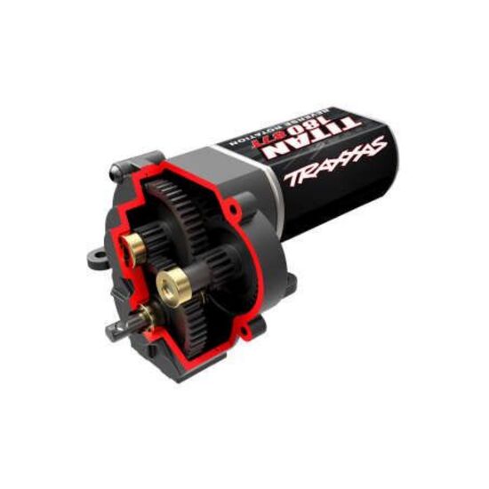Transmission, complete (low range (cr awl) gearing) (40.3:1 reduction ratio ) (includes Titan 87T motor)