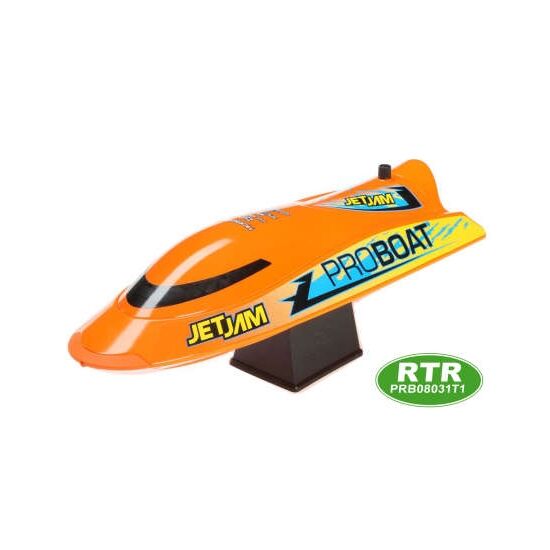 BATEAU JET JAM 12" 305mm EP RTR (autoredressable / orange)