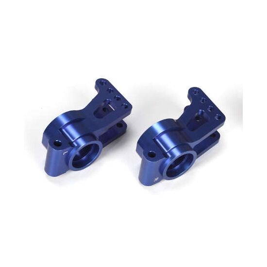 Alum Rear Hub Set (2), Blue: 5T