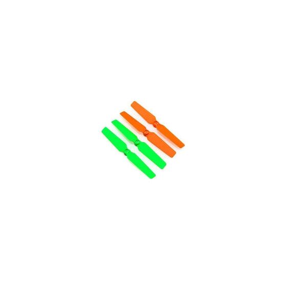 200QX H├®lices 3D orange/vert