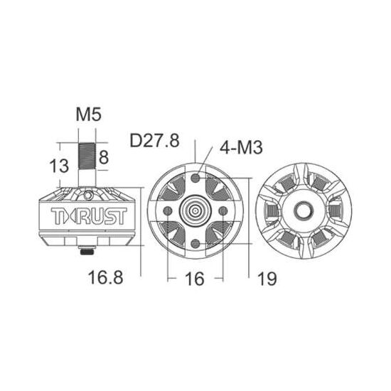 ThrustÔäó 2205-2350Kv FPV Racing Motor, 3 image