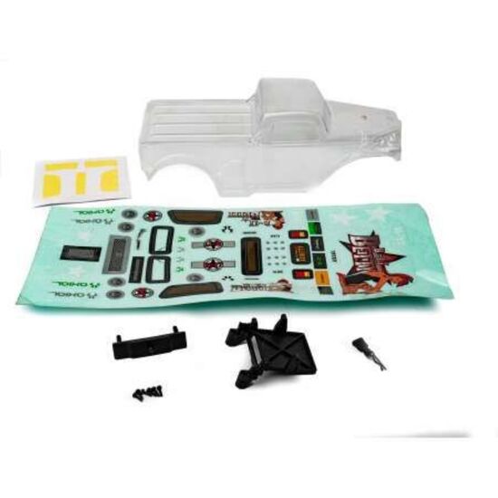B-17 Betty Body, Clear & Precut: SCX2 4