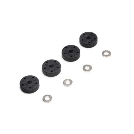 SCX6 Shock Piston & Shim Set (4)
