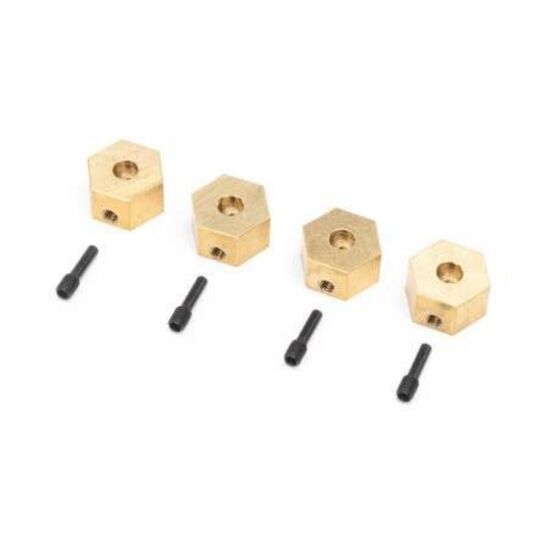 Hex Hubs, Brass (7g) (4): UTB18