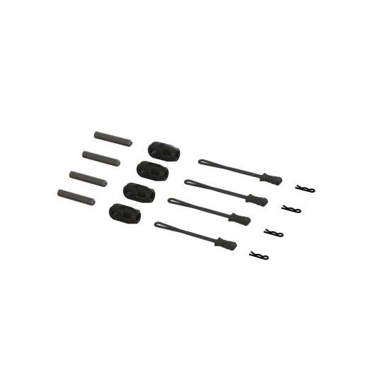 Brace Rod Ends W/Pins And Retainers ( 4), 2 image