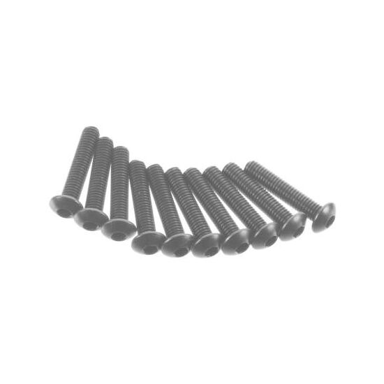 AXA144 Hex Flat Head M3X8mm Black (10 ), 3 image