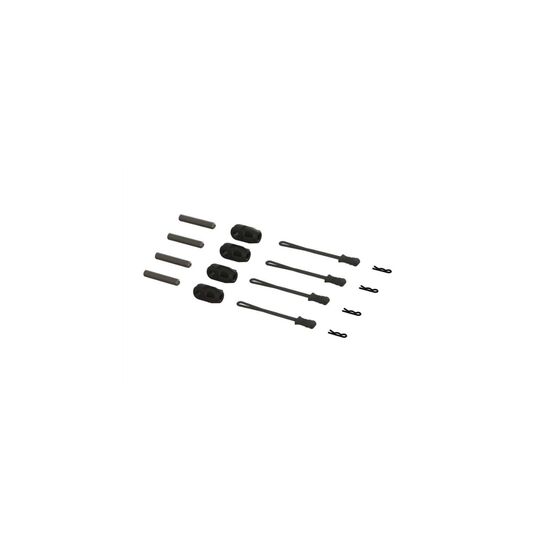 Brace Rod Ends W/Pins And Retainers ( 4)