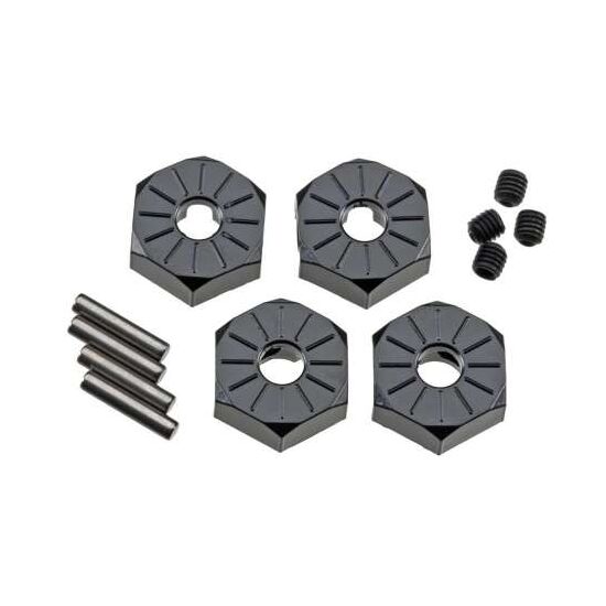 Aluminum Hub Narrow 12mm Black (4), 3 image
