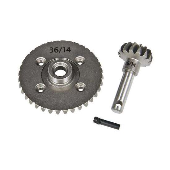 Heavy Duty Bevel Gear Set 36T/14T, 3 image