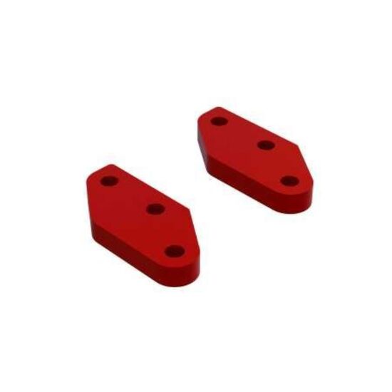 Aluminum Steering Plate A (Red) (2), 2 image