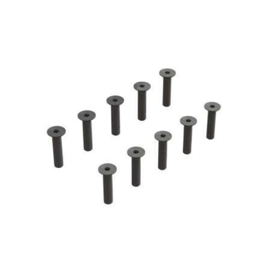 Flat Head Hex Machine Screw M3.5x16mm (10), 2 image
