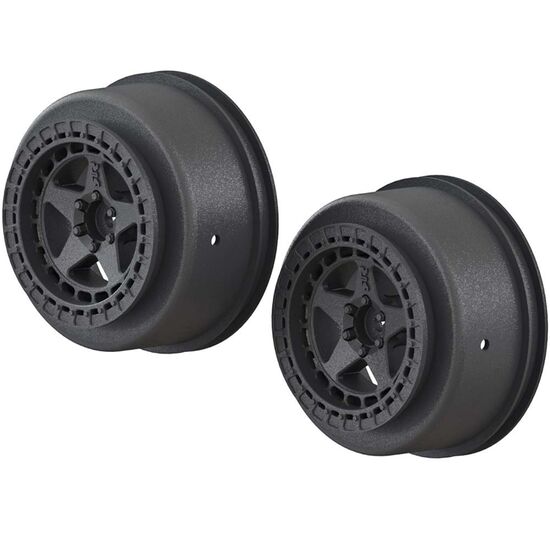AR510096 SC 2.2/3.0 Wheel 14mm Hex Bl ack (2)