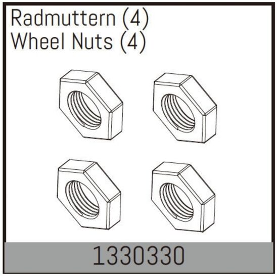Radmuttern (4)