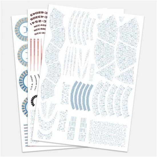 Star Trek U.S.S. Excelsior Aztec Decal Set