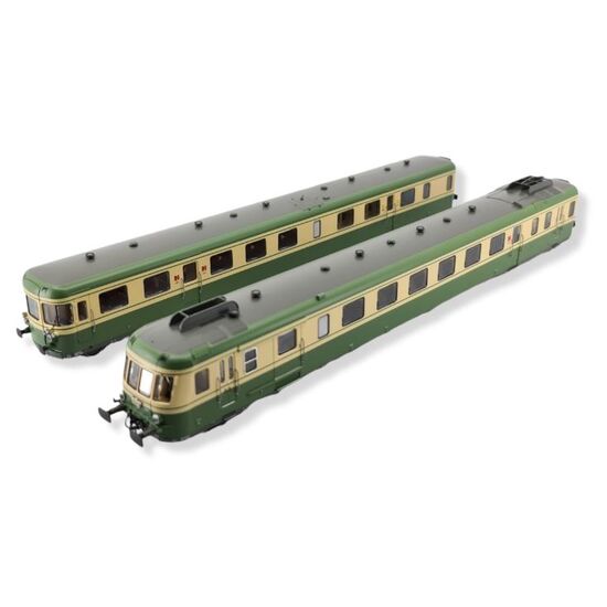 SNCF RGP2 Train automoteur D 2 parties vert/jaune Ep.IV DCS