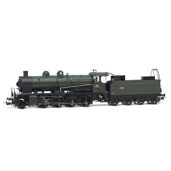 SNCF Locomotive à vapeur 140 C 133 vert/noir EST Ep.III DC
