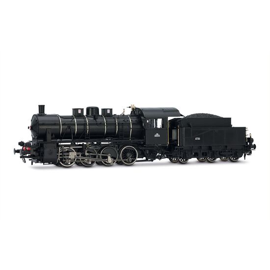 SNCF Locomotive à vapeur 040D noire Ep.III DC