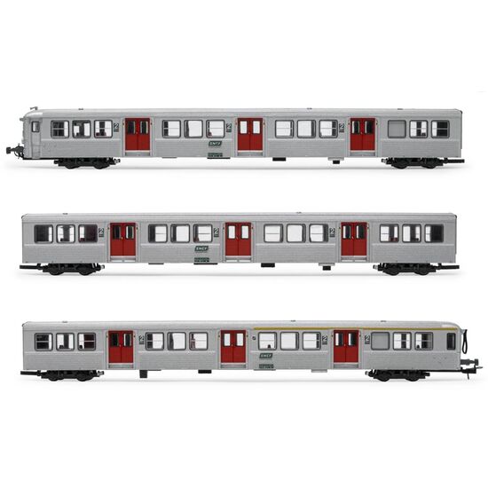 SNCF 3 RIB 70 Wagon portes rouges Ep IV-V