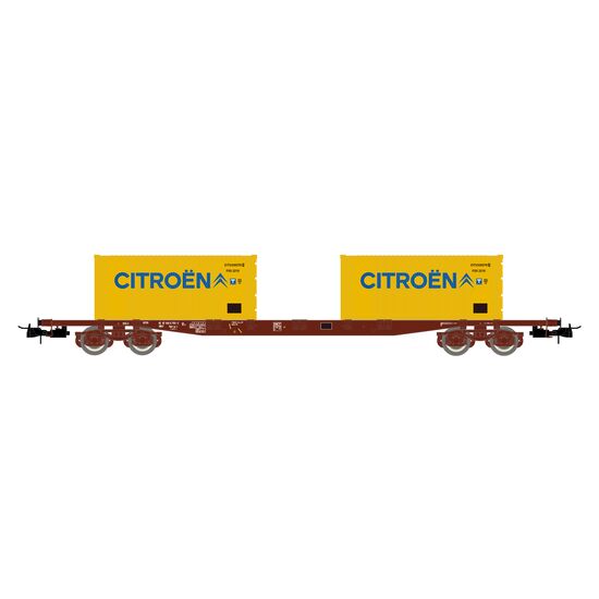 SNCF CTW S70 à 4 essieux 2 x 20' CitroenEp. IV