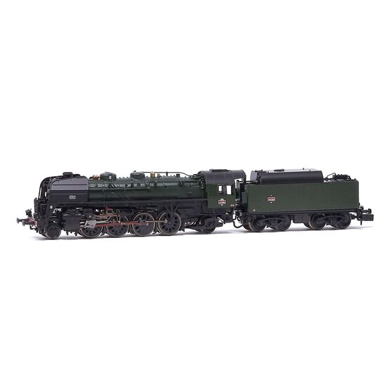 SNCF locomotive à vapeur 141R 1155 huile Boxpok noire