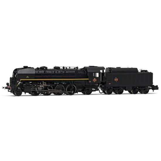 SNCF locomotive à vapeur 141R 840 huile noir/jaune