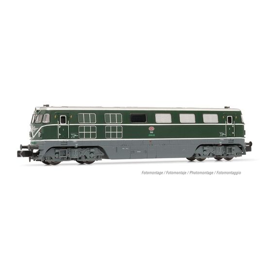 ÖBB Locomotive diesel 2050.05 verte à large bavette Ep.V DC