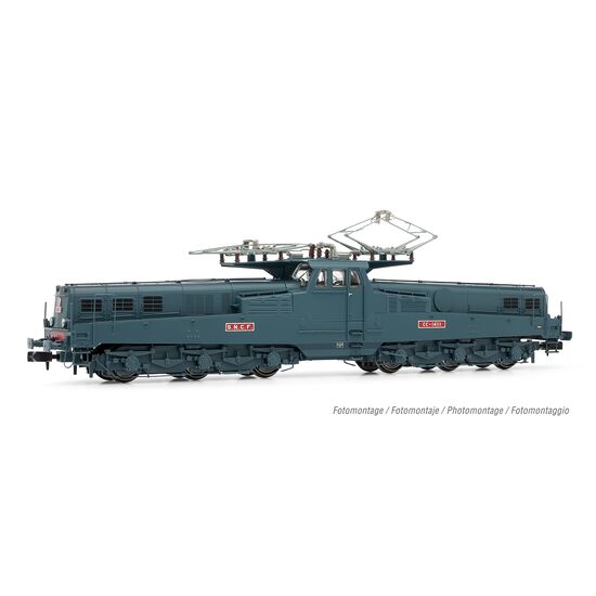 SNCF Locomotive électrique CC 14111 bleue 4 lampes Ep. III DC