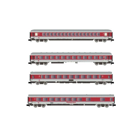 DB AG 4 Reisezugwagen IC 1xApm 2xBm 1xArm Ep.V