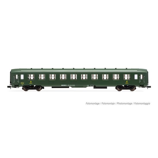 SNCF Voiture-couchettes AO couchette B10c10 verte Ep. III