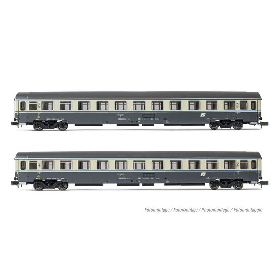 FS 2 Voiture voyageurs UIC-Z1 2B grise ép. IV-V