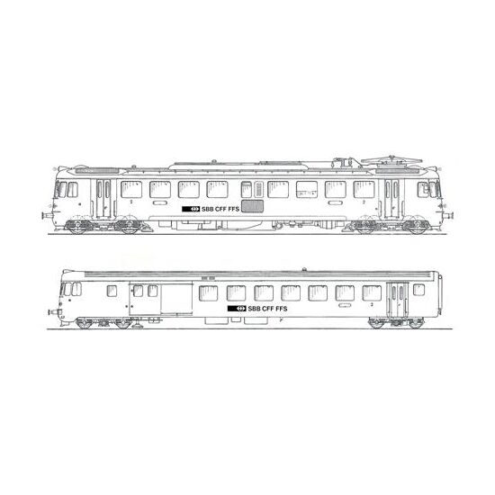 SBB RBe 4/4 Seetal Triebwagen + BDt grün/rot SOUND