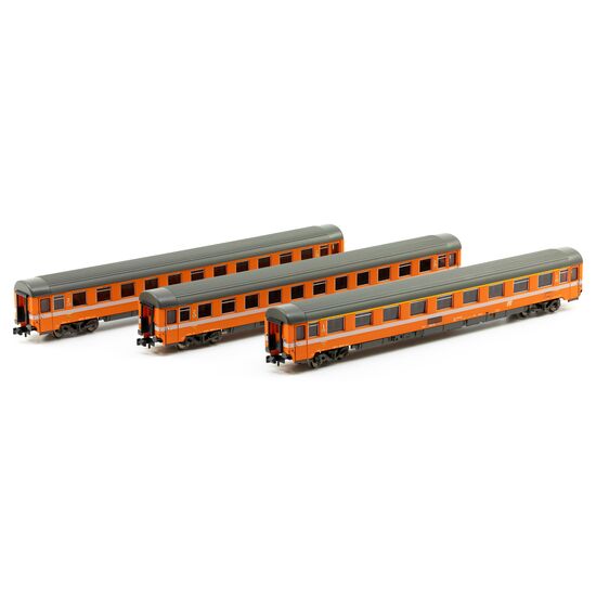 FS 3 Voiture voyageurs Eurofima A+2B orange ép. IV-V, 2 image