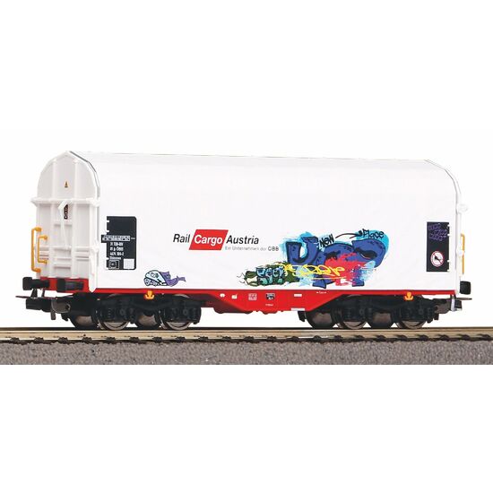 Wagon à bâche coulissante Rail Cargo Austria VI Graffiti, 3 image