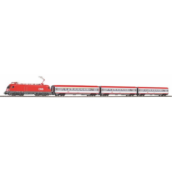 Coffret de départ Taurus ÖBB + 3 IC Perswg. Voie A Lit.