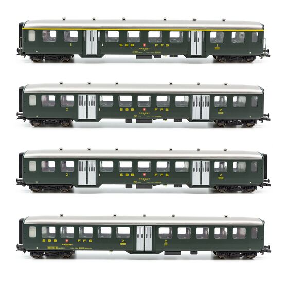 Coffret CFF de wagons légers en acier I - Epoque IV