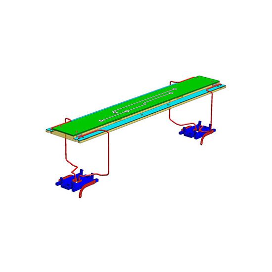 Éclairage intérieur jaune 110mm 2/3 essieux