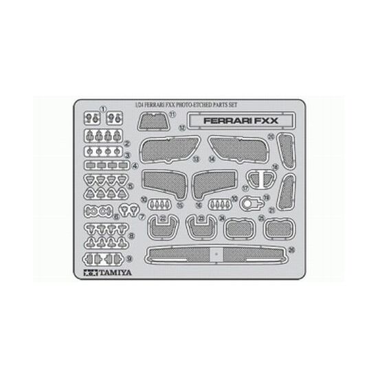 Ferrari FXX Photo-Etched Parts