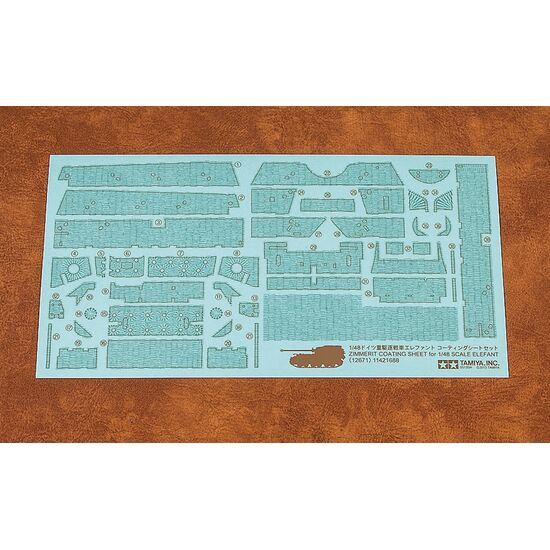 Zimmerit Coating Sheet pour 1/48 Elefant
