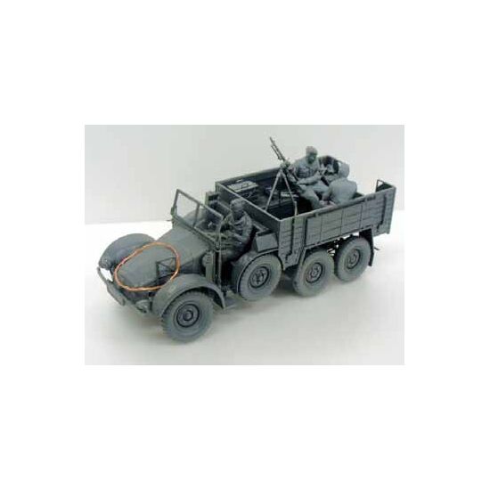 French 6x4 Truck Krupp Protze w/Figures