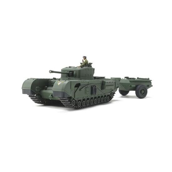 Réservoir britannique Churchill MkVII Crocodile