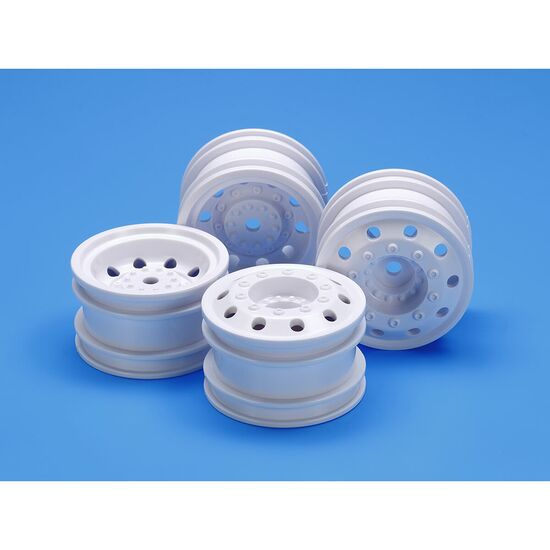 Racing Truck Wheels (F+R) Blanc (2)