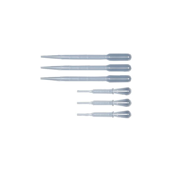 Set de pipettes (3x courtes/3x longues)