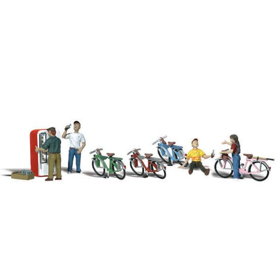 H0 Groupe de cyclistes