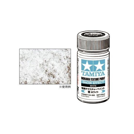 Diorama Texture Paint Effet neige