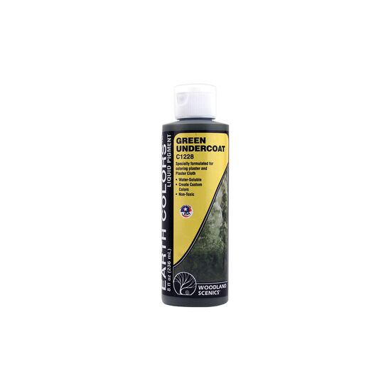 Peinture paysagère Fond vert